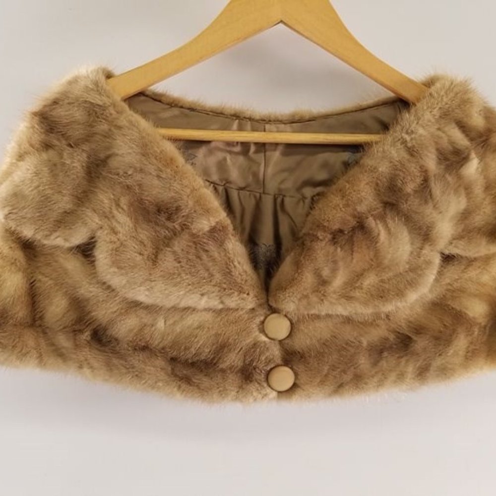 Mink Capelet
